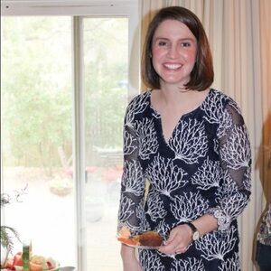 Lilly Pulitzer Navy and White Dress